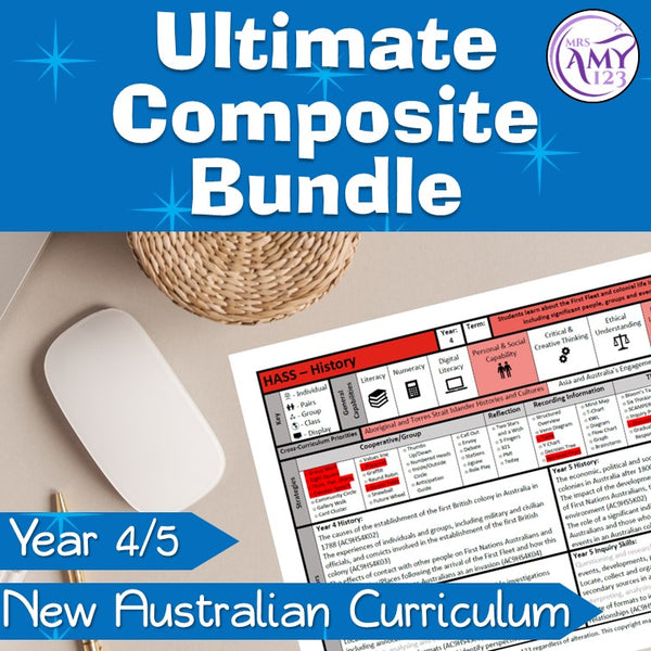 Australian Curriculum Year 4/5 Ultimate Composite Bundle