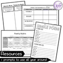 Year 5 & 6 English - Poetry Writing Unit - Australian Curriculum