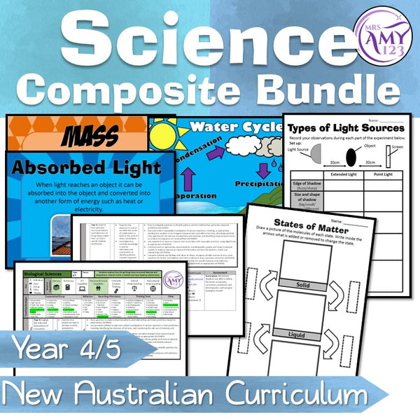 Composite Year 4/5 Science Units- Australian Curriculum