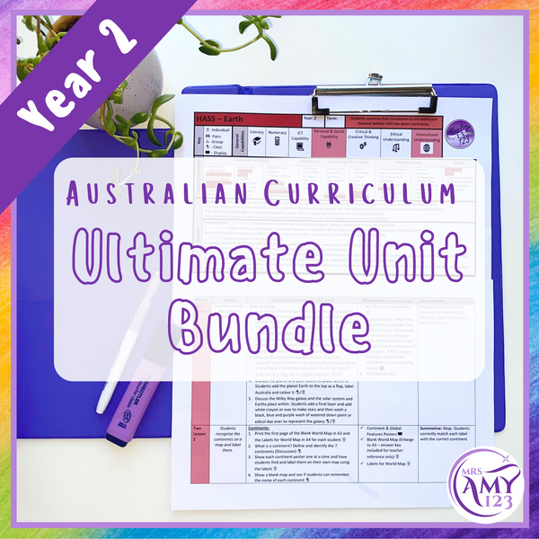 Year 2 Ultimate Unit Bundle- Australian Curriculum