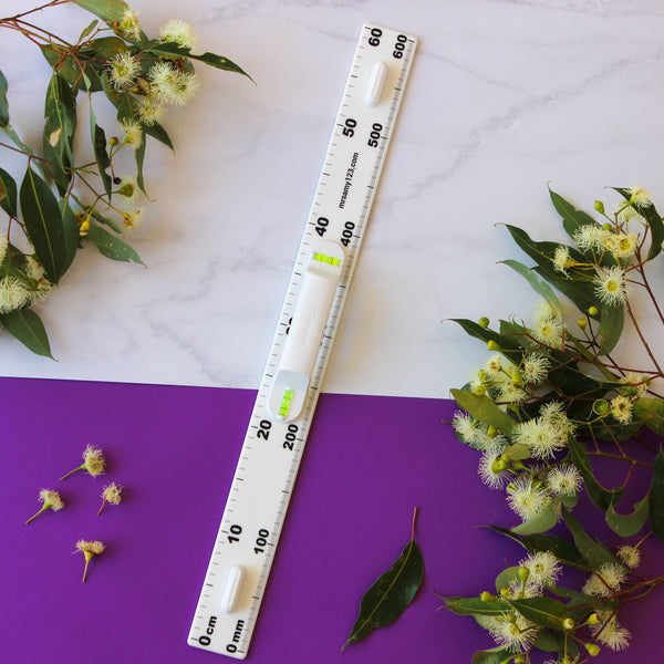 Magnetic Level Whiteboard Ruler - 60cm