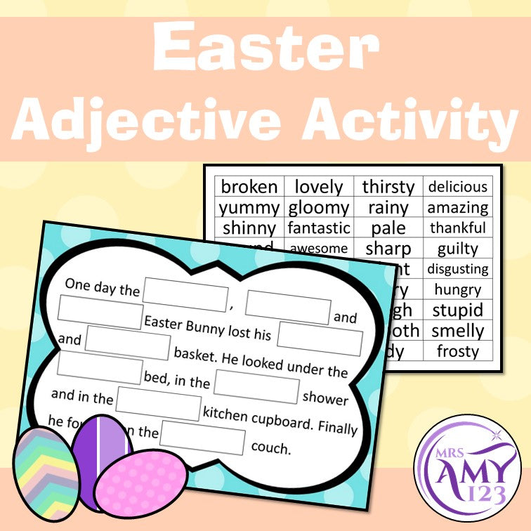 Easter Adjectives Activity