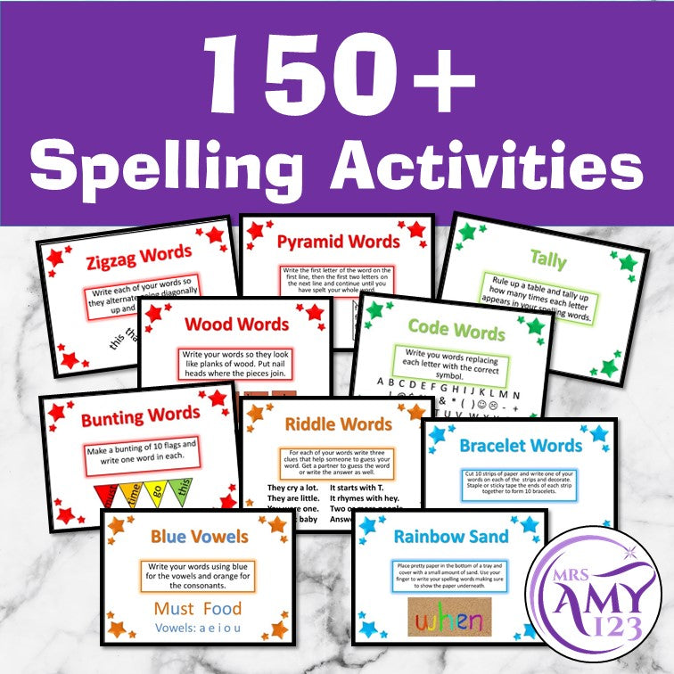 Spelling Activities for Any List