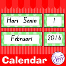 Indonesian Display Pack - Numbers, Colours & Calendar