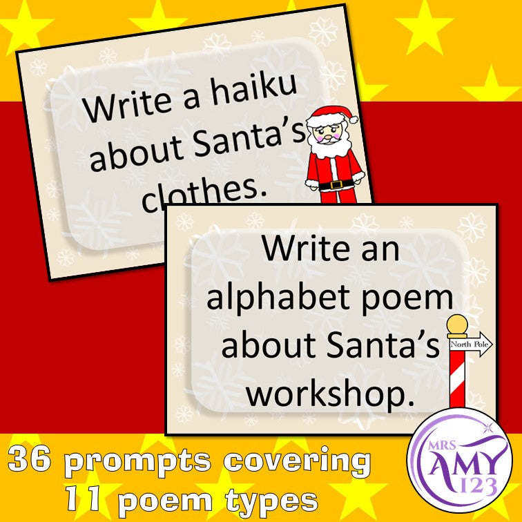 Poetry Writing Christmas Prompts