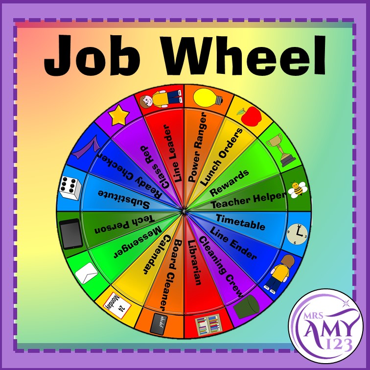 Job Wheel Chart Job Chart Wheel