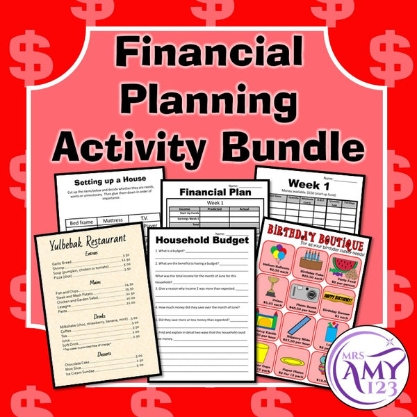 Financial Planning Activity Bundle