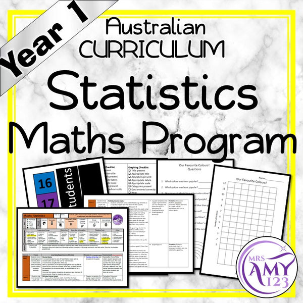 Year 1 Statistics Maths Program