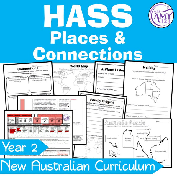 Australian Curriculum Year 2 HASS Places & Connections Unit