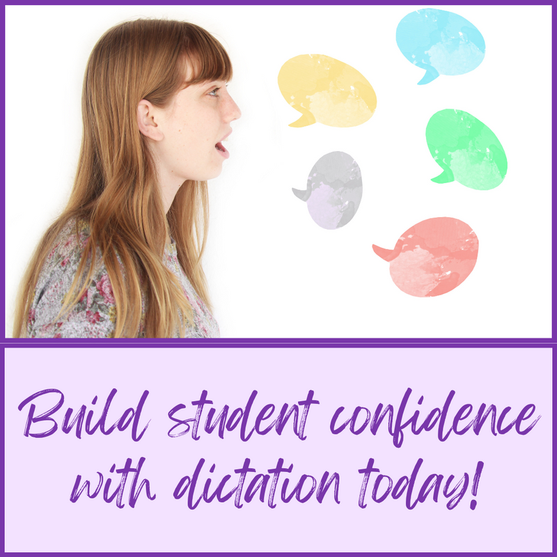 Build student confidence with dictation today!