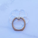 Metal Loop for Phone with Flower Adhesive