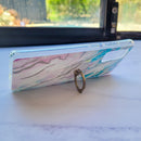 Metal Loop for Phone with Flower Adhesive