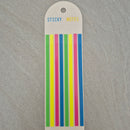 Strip Sticky Notes – Multi‑Colour (Green, Yellow, Pink, Blue)