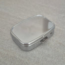 Metal Pill Box with Built‑In Mirror