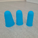 Blue Finger Cot Set – Pack of 3 (Assorted Sizes)