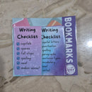 Writing Checklist Student Bookmarks- 30 Pack