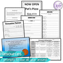 Year 3 & 4 English - Persuasive Writing Unit - Australian Curriculum