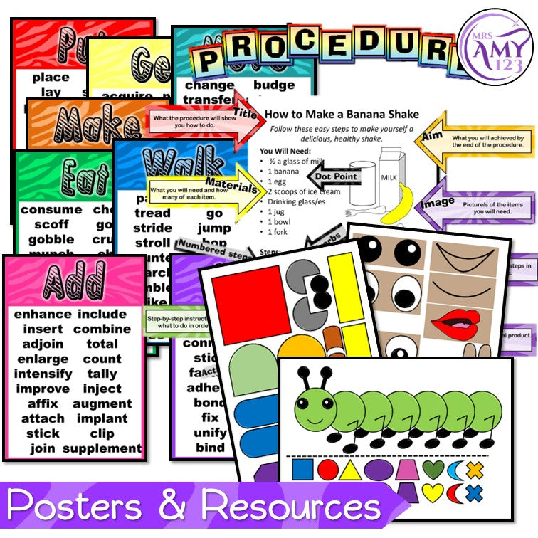 Procedure Writing Unit -Year 5 and 6- Aligned with ACARA