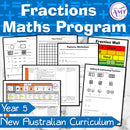 Year 5 Maths - Fractions Program - Australian Curriculum