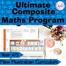 Year 4 & 5 Composite Maths Program Bundle - Australian Curriculum