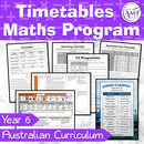 Year 6 Maths - Timetables Program - Australian Curriculum