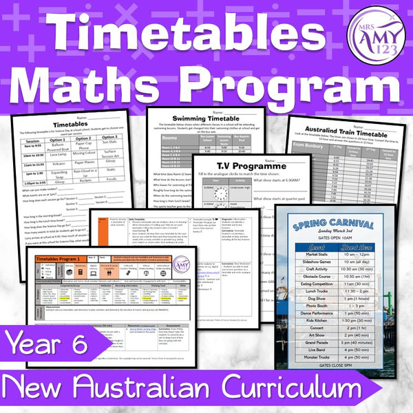 Year 6 Timetables Maths Program