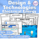 Year 5 & 6 Technologies - Electrical Energy Unit - Australian Curriculum