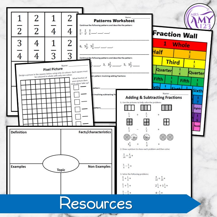 Year 5 Fractions Maths Program