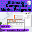 Year 5/6 Maths - Composite Maths Program Bundle - Australian Curriculum