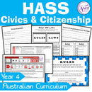 Year 4 HASS - Civics & Citizenship Unit - Australian Curriculum