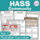 Year 3 HASS - Community Unit - Australian Curriculum
