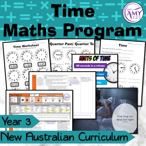 Year 3 Time Maths Program