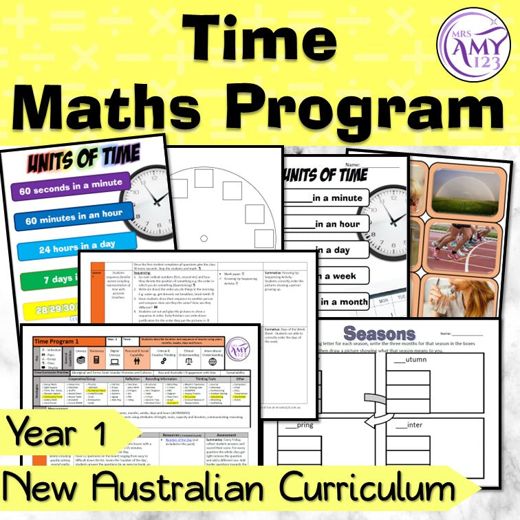 Year 1 Time Maths Program