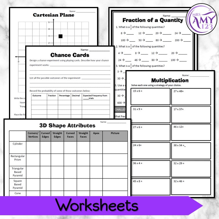 Year 5/6 Composite Maths Program Bundle- Australian Curriculum