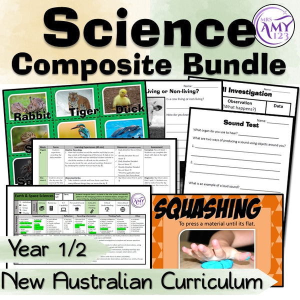 Composite Year 1/2 Science Units Australian Curriculum