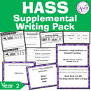 Year 2 HASS - Supplemental Writing Pack - Australian Curriculum