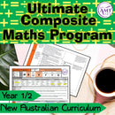 Year 1 & 2 Composite Maths Program Bundle - Australian Curriculum