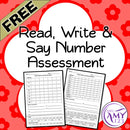 Read, Write and Say Number Assessment