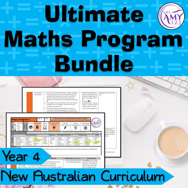 Year 4 Ultimate Maths Program Bundle- Australian Curriculum
