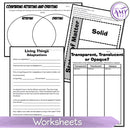 Year 5 & 6 Science - Composite Science Units  - Australian Curriculum