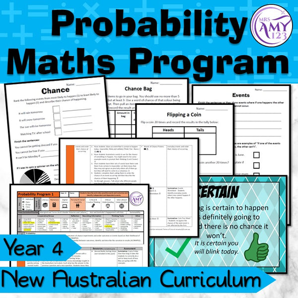Year 4 Probability Maths Program