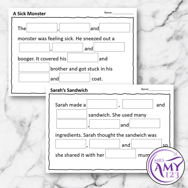 Adjectives Activity