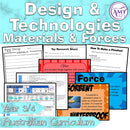 Year 3 & 4 Technologies - Materials & Forces Unit - Australian Curriculum