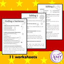 Christmas Punctuation Worksheets - Commas, full stops, question marks & more