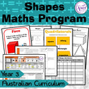 Year 3 Maths - Shapes Program - Australian Curriculum