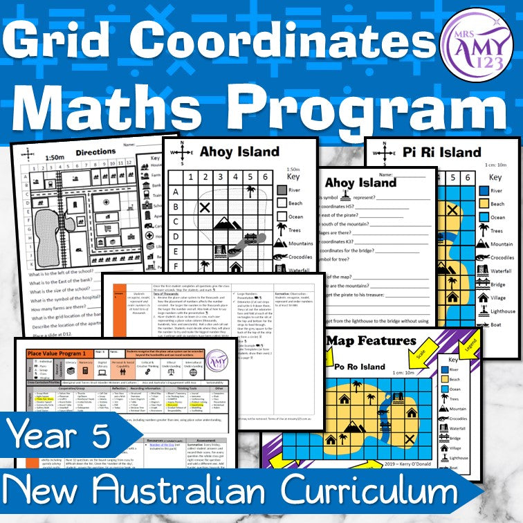 Year 5 Grid Coordinates Maths Program
