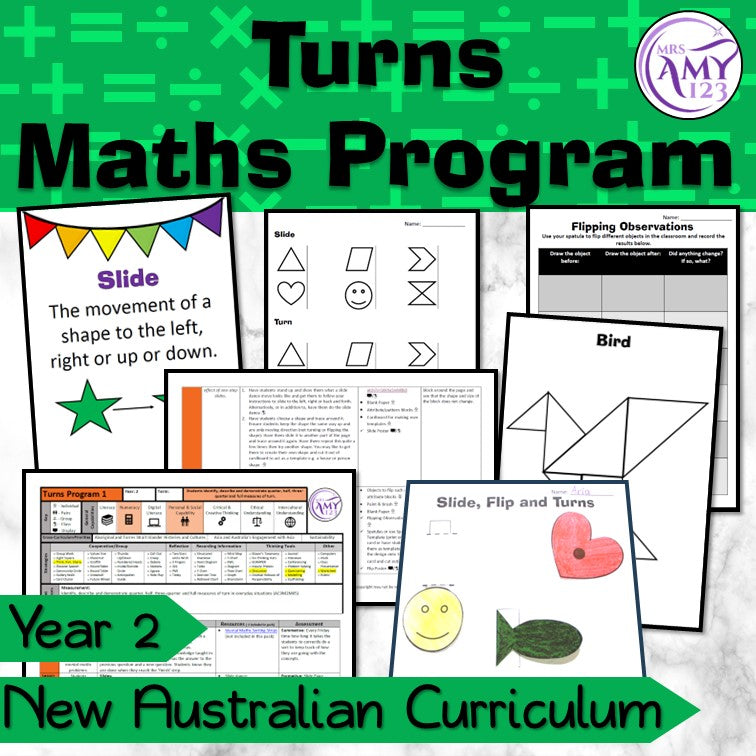 Year 2 Turns Maths Program