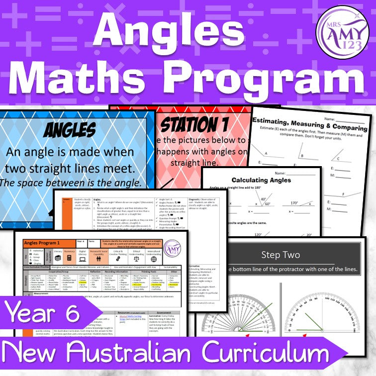 Year 6 Angles Maths Program