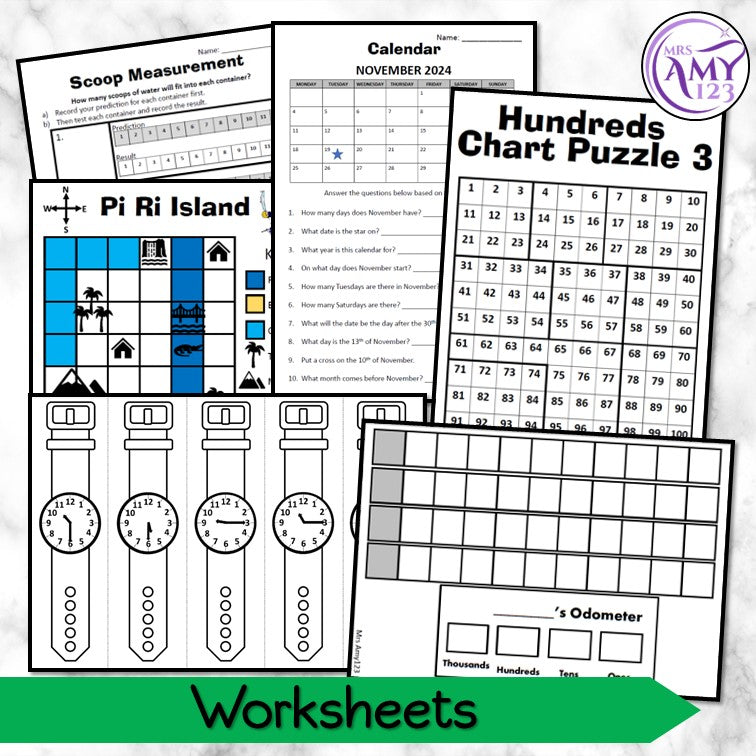 Year 1/2 Composite Maths Program Bundle- Australian Curriculum