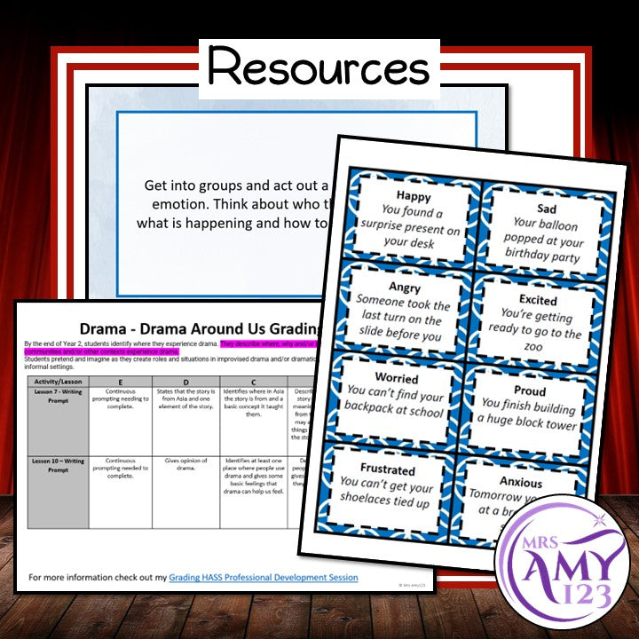 Year 1 & 2 Drama - Drama Around Us Unit - Australian Curriculum